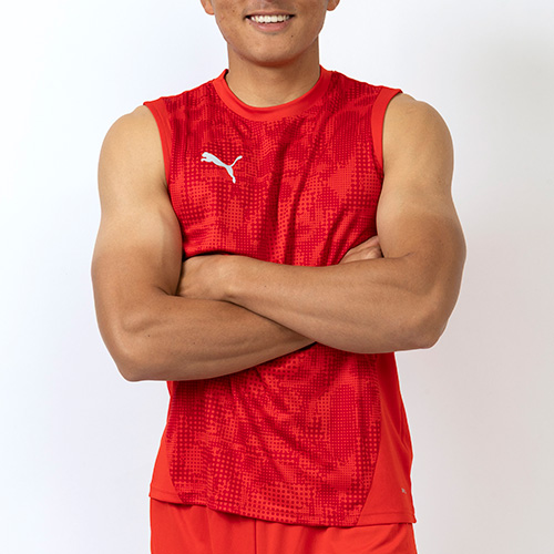 TEAMCUP TR ノースリーブシャツ