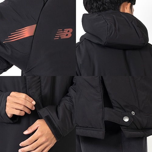Black Out Collection パデッドロングコート