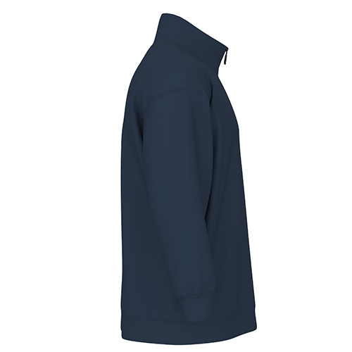 ダブルニットクォータージッププルオーバー 裏起毛