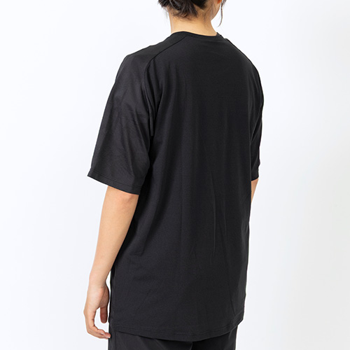 Black Out ジャガードメッシュニットショートスリーブTシャツ