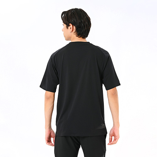 Black Out メッシュニットショートスリーブTシャツ