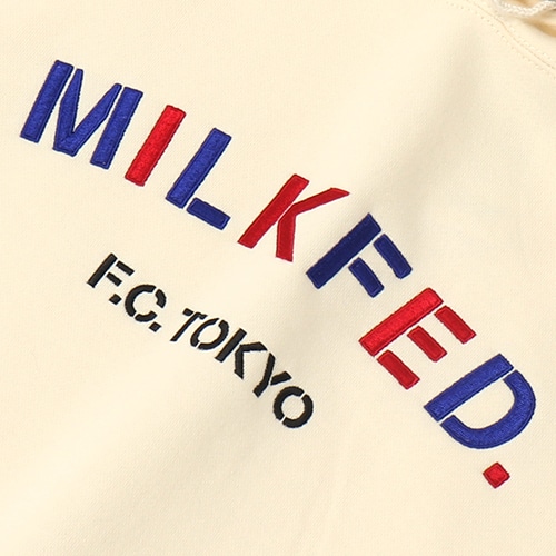2021 FC東京 MILKFED.コラボ刺繍パーカー OWHT