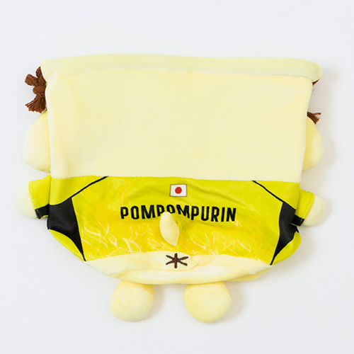 サンリオ ハンギョドン おすわり巾着サッカー日本代表Ver.