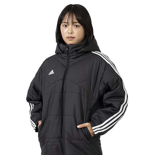 キッズ MUST HAVES スリーストライプス ボア ロングコート