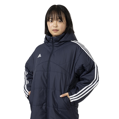 キッズ MUST HAVES スリーストライプス ボア ロングコート