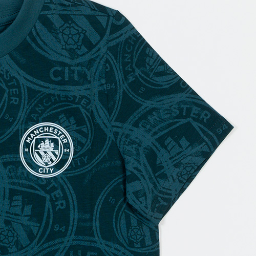 ジュニア マンチェスター・シティ FTBLCULTURE AOP Tシャツ