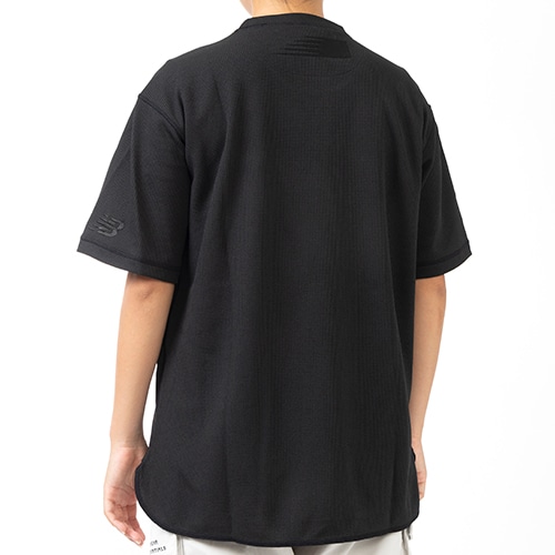 Black Out Collection ポリワッフルショートスリーブシャツ