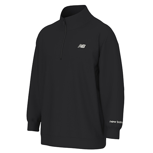 ダブルニットクォータージッププルオーバー 裏起毛