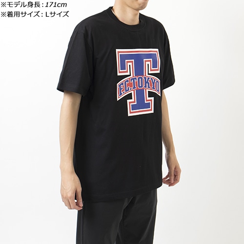 2023 FC東京 Italic “T" Logo Tシャツ BLK