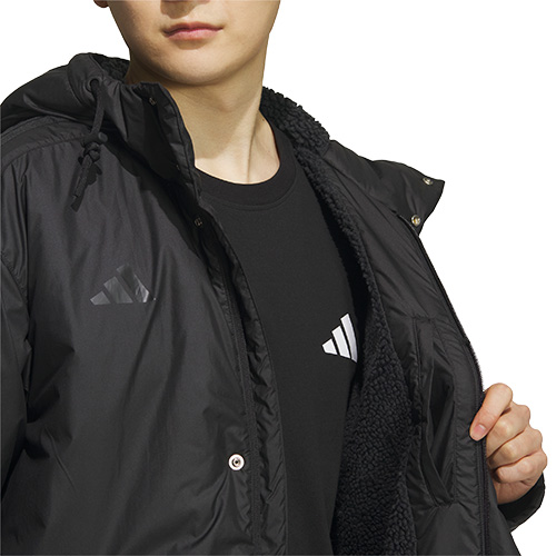 MH スリーストライプ ロングボアコート