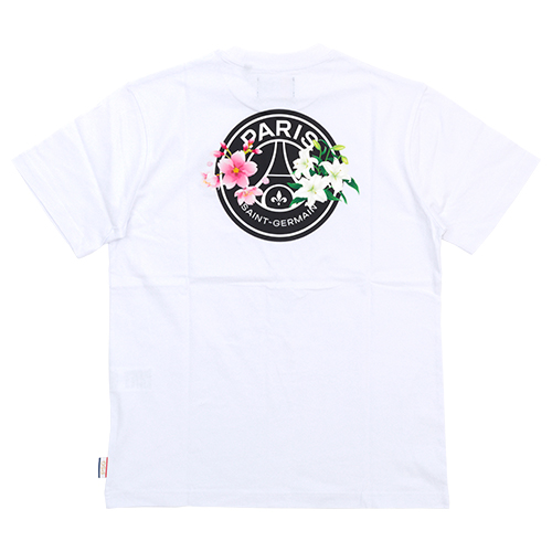パリSG バック フラワーエンブレム 半袖Tシャツ
