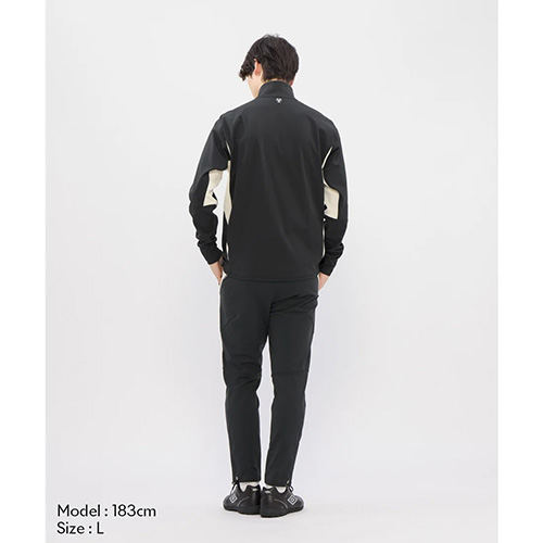 THE THIRD ウォームアップハーフジップトップ