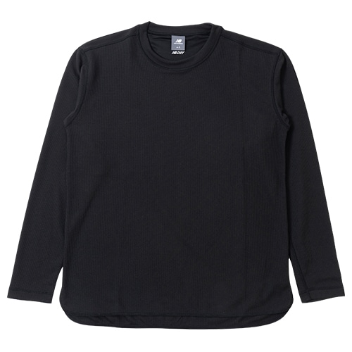 Black Out Collection ポリワッフルロングスリーブシャツ