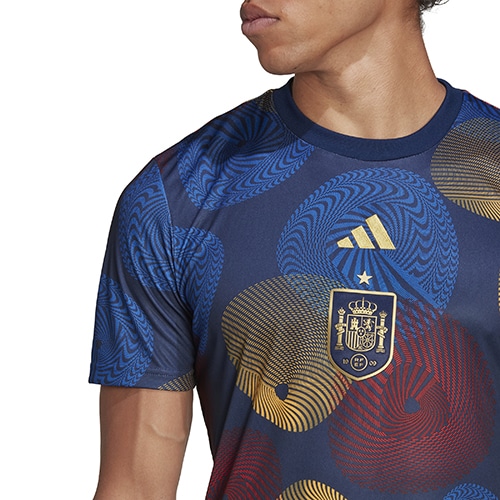 2022 スペイン代表 プレマッチシャツ
