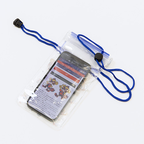 FC東京 防水スマホケース 東京ドロンパ