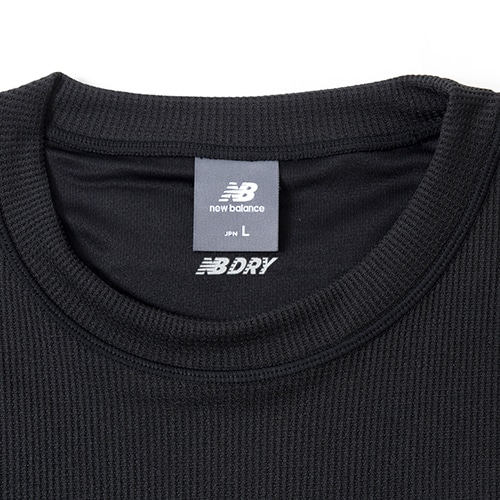 Black Out Collection ポリワッフルロングスリーブシャツ