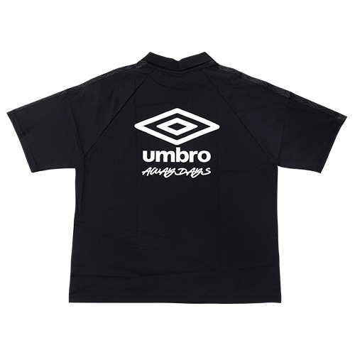 AWAY DAYS フィールテック衿付きワイドプラクティスシャツ