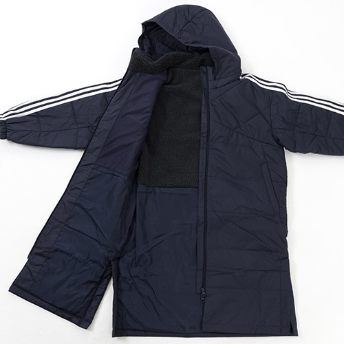 キッズ MUST HAVES スリーストライプス ボア ロングコート