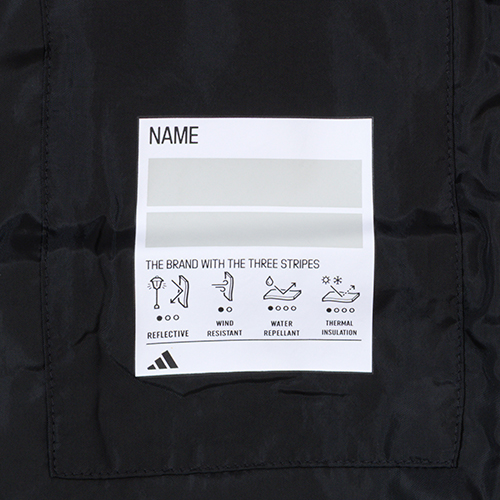 キッズ スリーストライプ ロングコート