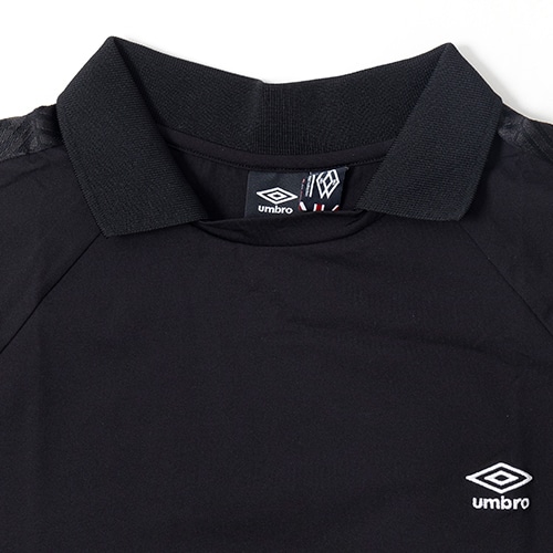 AWAY DAYS フィールテック衿付きワイドプラクティスシャツ