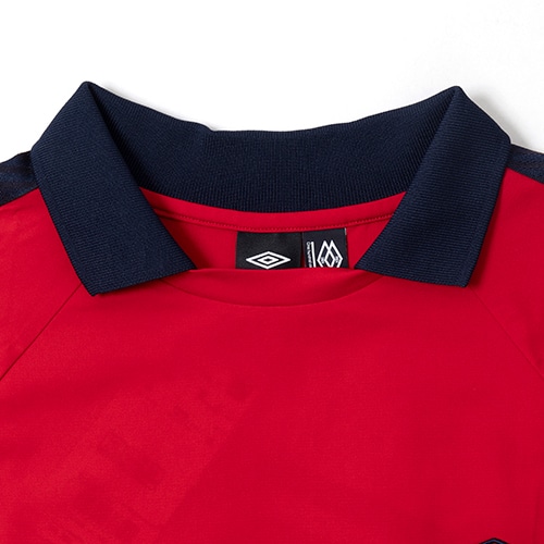 AWAY DAYS フィールテック衿付きワイドプラクティスシャツ