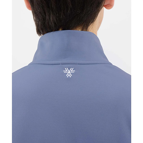 THE THIRD ウォームアップハーフジップトップ