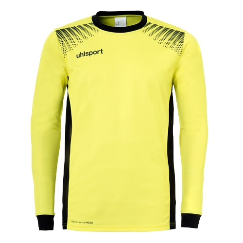 ウールシュポルト ゴールキーパーシャツ ライトフローイエロー×ブラック サッカーの大画像