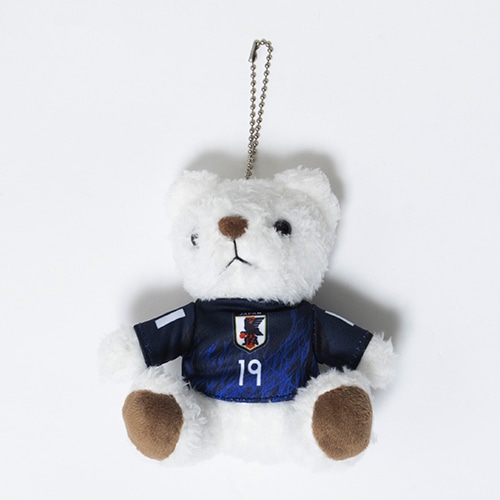 日本代表オフィシャルグッズ プレイヤーズ ベアーキーホルダー2024 小川航基 サッカー