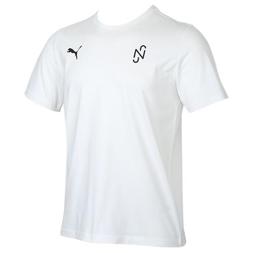 プーマ NJR THRILL グラフィック SS トレーニングシャツ プーマ ホワイト サッカーウェア画像