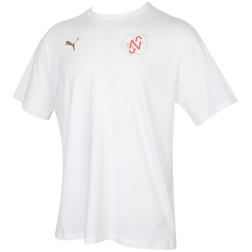 ＜サッカーショップ加茂＞ プーマ NJR DIAMOND グラフィック SS Tシャツ プーマホワイト サッカーウェア