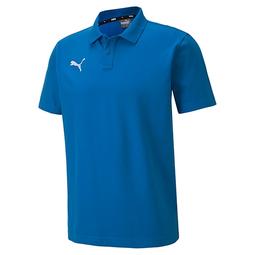 プーマ TEAMGOAL23 カジュアル ポロシャツ エレクトリック ブルー レモネード サッカーウェア画像