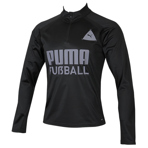 50%OFF！ プーマ PUMA FUSSBALL PARK トレーニングトップ プーマ ブラック サッカーウェアの画像