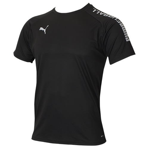 50%OFF！ プーマ PUMA FUSSBAL HYBRID SS Tシャツ プーマ ブラック サッカーウェアの画像