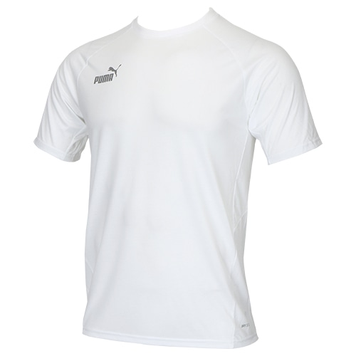 プーマ TEAMFINAL カジュアル 半袖 Tシャツ プーマ ホワイト サッカーウェア画像