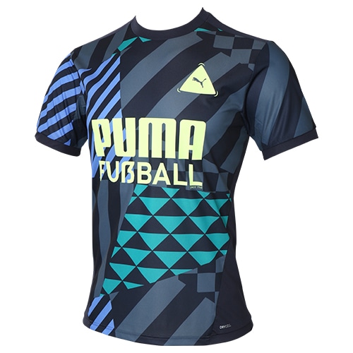 ＜サッカーショップ加茂＞ プーマ PUMA FUSSBALL PARK SSシャツ パリジャン ナイト/エレクトロ パープル サッカーウェア