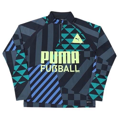 プーマ PUMA FUSSBALL PARK トレーニングトップ JR パリジャン ナイト/プーマ ブラック サッカー画像