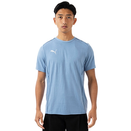 プーマ TEAMFINAL カジュアル Tシャツ ゼンブルー サッカーウェア
