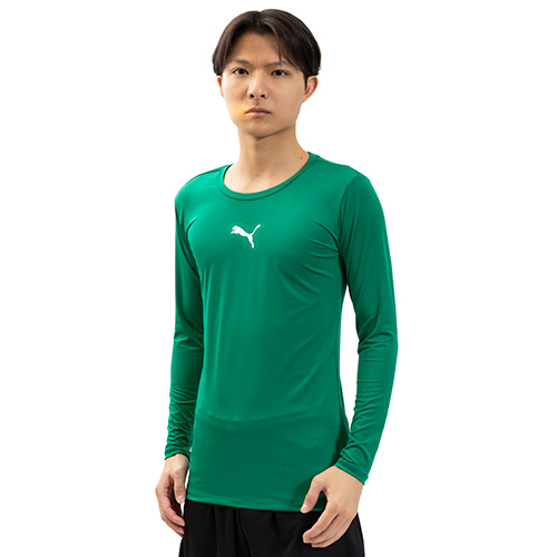 コンプレッション クルーネック 長袖シャツ