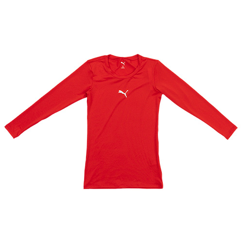 ジュニア コンプレッション クルーネック 長袖シャツ