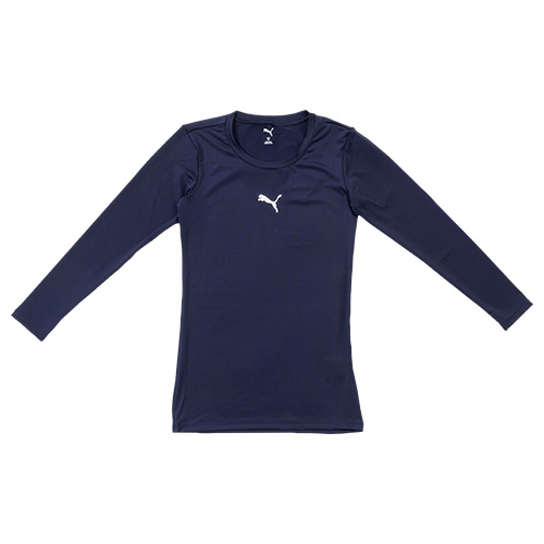 ジュニア コンプレッション クルーネック 長袖シャツ