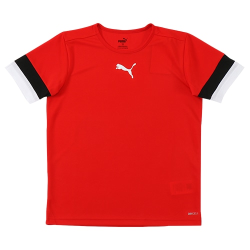 プーマ TEAMRISE ゲームシャツ JR プーマ レッド/プーマ ブラック/プーマ ホワイト サッカーの画像