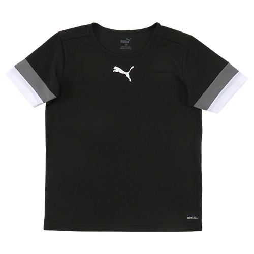 プーマ TEAMRISE ゲームシャツ JR プーマ ブラック/スモークド パール/プーマ ホワイト サッカーの画像