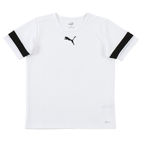 プーマ TEAMRISE ゲームシャツ JR プーマ ホワイト/プーマ ブラック/プーマ ホワイト サッカーの画像