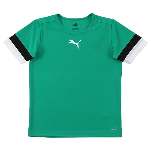 プーマ TEAMRISE ゲームシャツ JR ペッパー グリーン/プーマ ブラック/プーマ ホワイト サッカーの画像