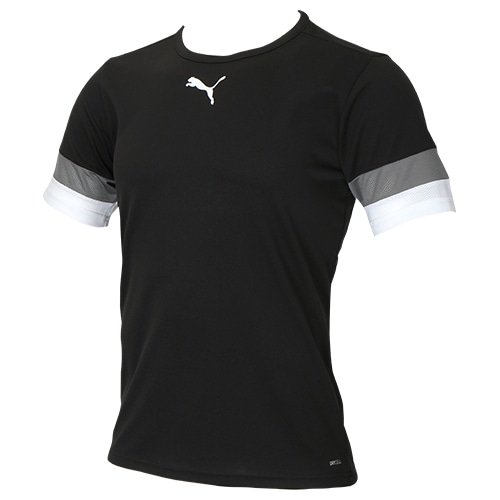 プーマ TEAMRISE ゲームシャツ プーマ ブラック/スモークド パール/プーマ ホワイト サッカーウェアの画像