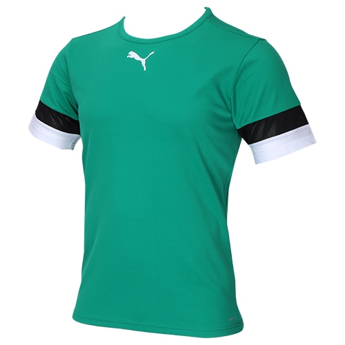 プーマ TEAMRISE ゲームシャツ ペッパー グリーン/プーマ ブラック/プーマ ホワイト サッカーウェアの画像
