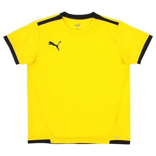 プーマ TEAMLIGA ゲームシャツ JR サイバー イエロー/プーマ ブラック サッカーの画像