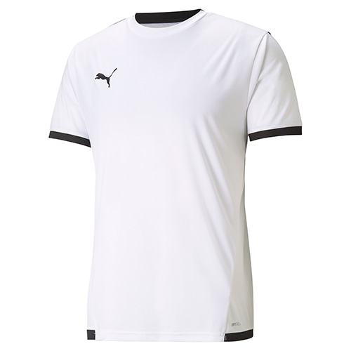 ＜サッカーショップ加茂＞ プーマ TEAMLIGA ゲームシャツ プーマ ホワイト/プーマ ブラック サッカーウェア