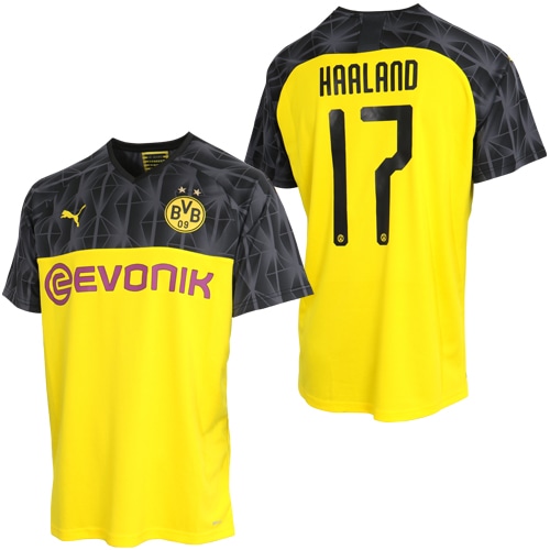 19 ドルトムント Cup戦レプリカユニフォーム No 17 ハーランド Lサイズ サッカーショップkamo