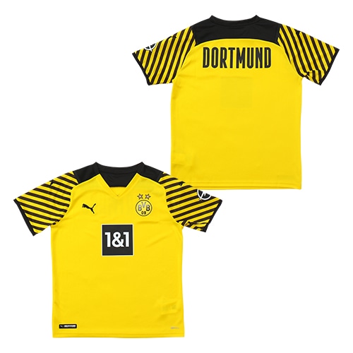 ＜サッカーショップ加茂＞ 50%OFF！ プーマ BVB ホーム SS レプリカシャツ JR サッカー